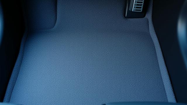 After: Clean, extracted, and fresh car floor mat.